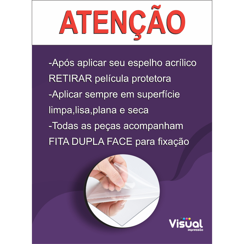 Espelho Decorativo Frase ''Você é o seu melhor Investimento - Imagem 5